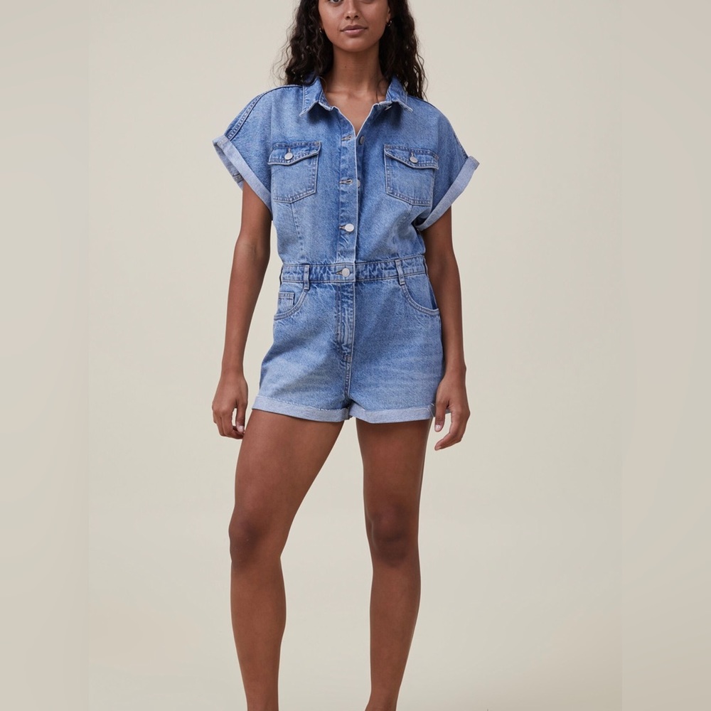 Cotton On Denim Jumpsuit